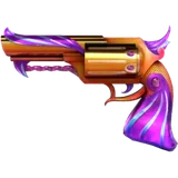 Purple & Gold Mermaid Gun