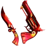 Red & Gold Mermaid Set