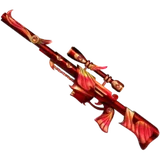 Red & Gold Mermaid Sniper